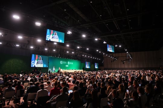 Scene at COP28, by UNFCCC