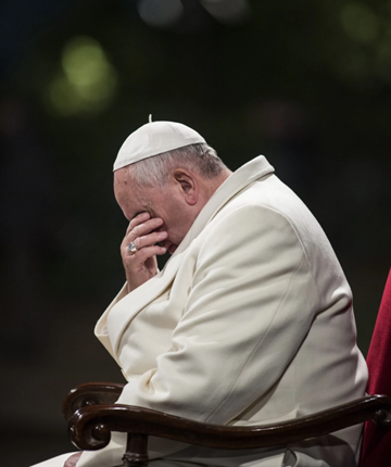 sad Pope